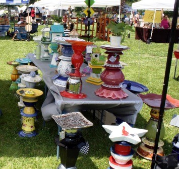 Artist at Art at the Mill